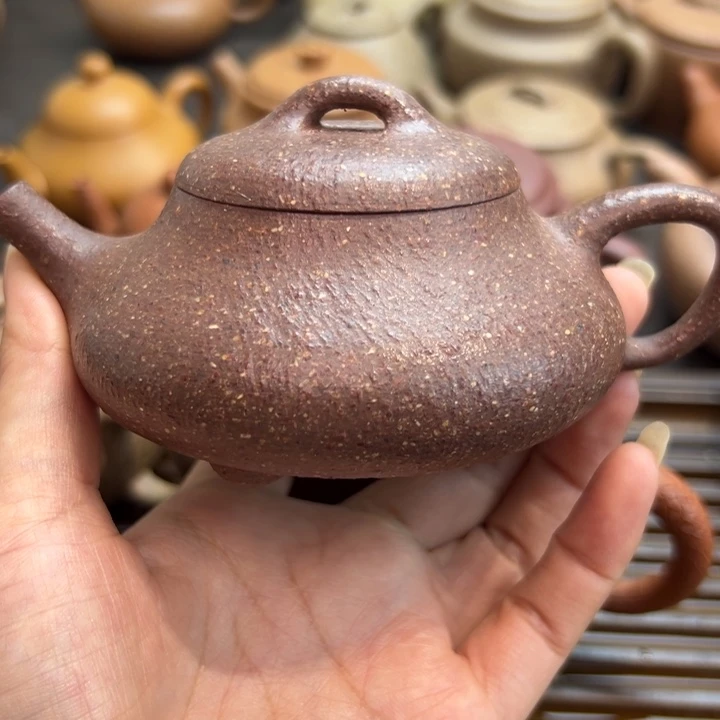 茶壶紫砂天青泥壶