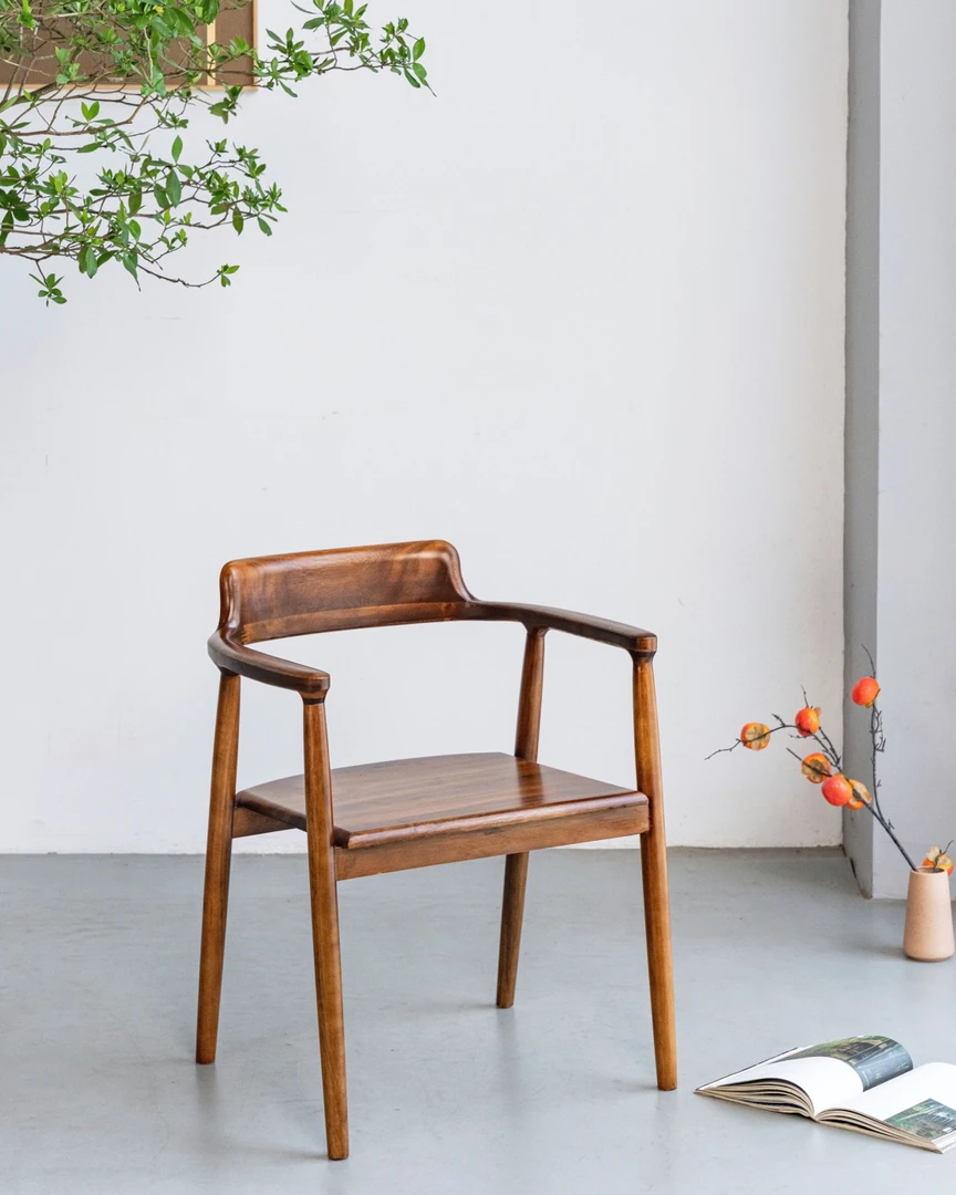 南美洲胡桃木广岛椅不包邮