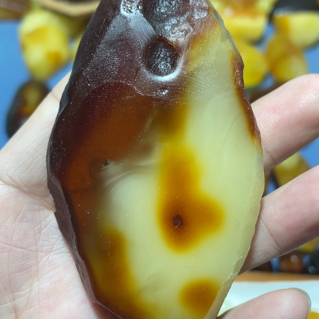 定制蜜蜡未镶嵌水滴