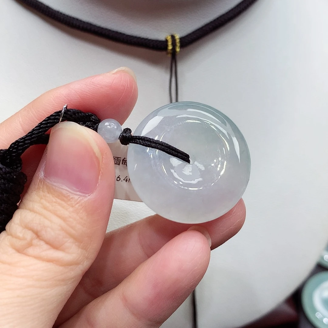 颈饰未镶嵌翡翠编号8，25.5/6.4