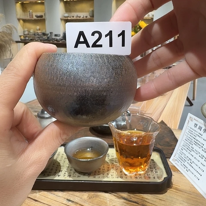 坭兴陶柴烧全手工原矿泥料杯