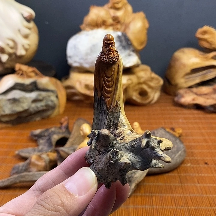 柏木（崖柏）达摩手把