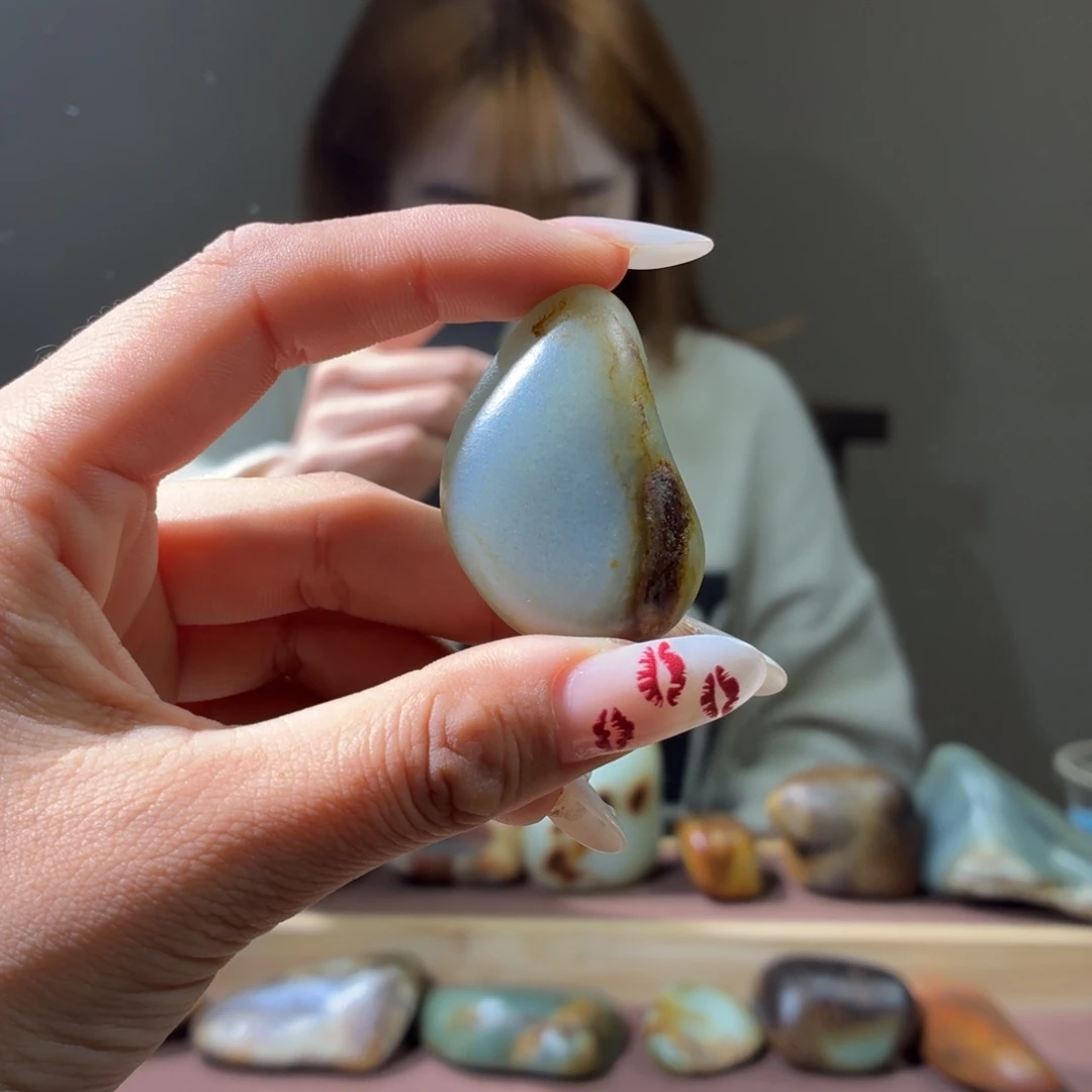 和田玉未镶嵌挂件30