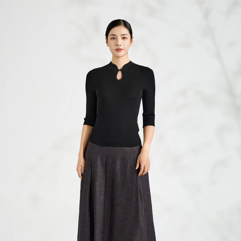 桑蚕丝针织衫-2515107141