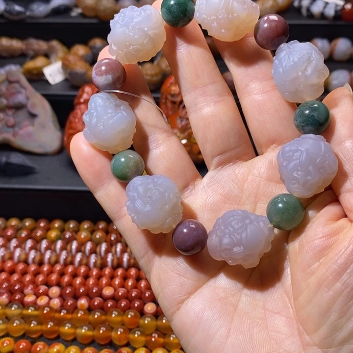 未镶嵌手链玛瑙/玉髓