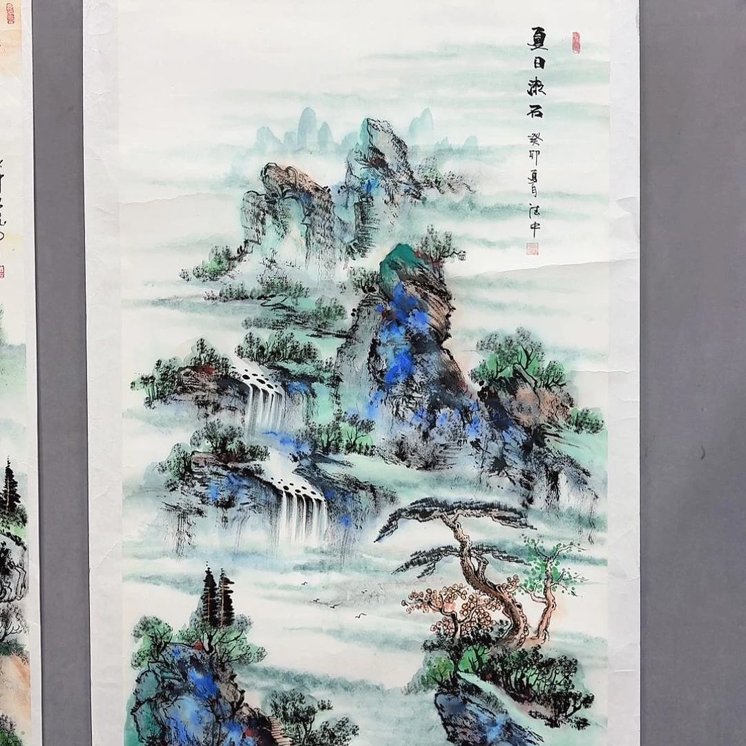 国画亲笔手绘放心去藏