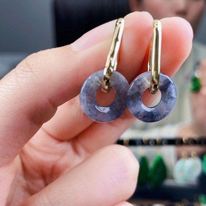 翡翠耳饰未镶嵌饰品