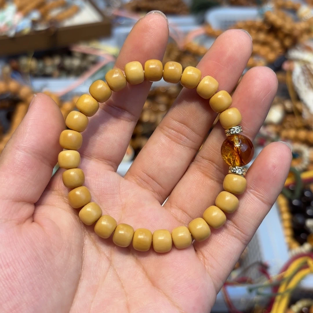 白玉菩提吊坠卡8龙脊老型