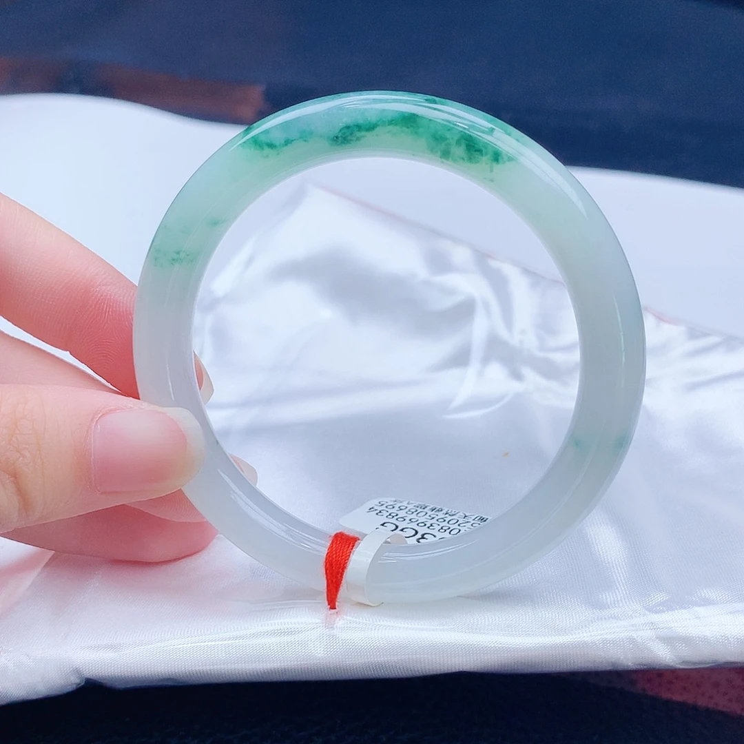 翡翠未镶嵌手镯缅甸天然翡翠a货手镯