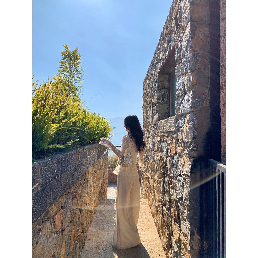 ICELOLLY【梦中情裤】高腰宽松显瘦拖地裤阔腿休闲裤女春夏长裤子