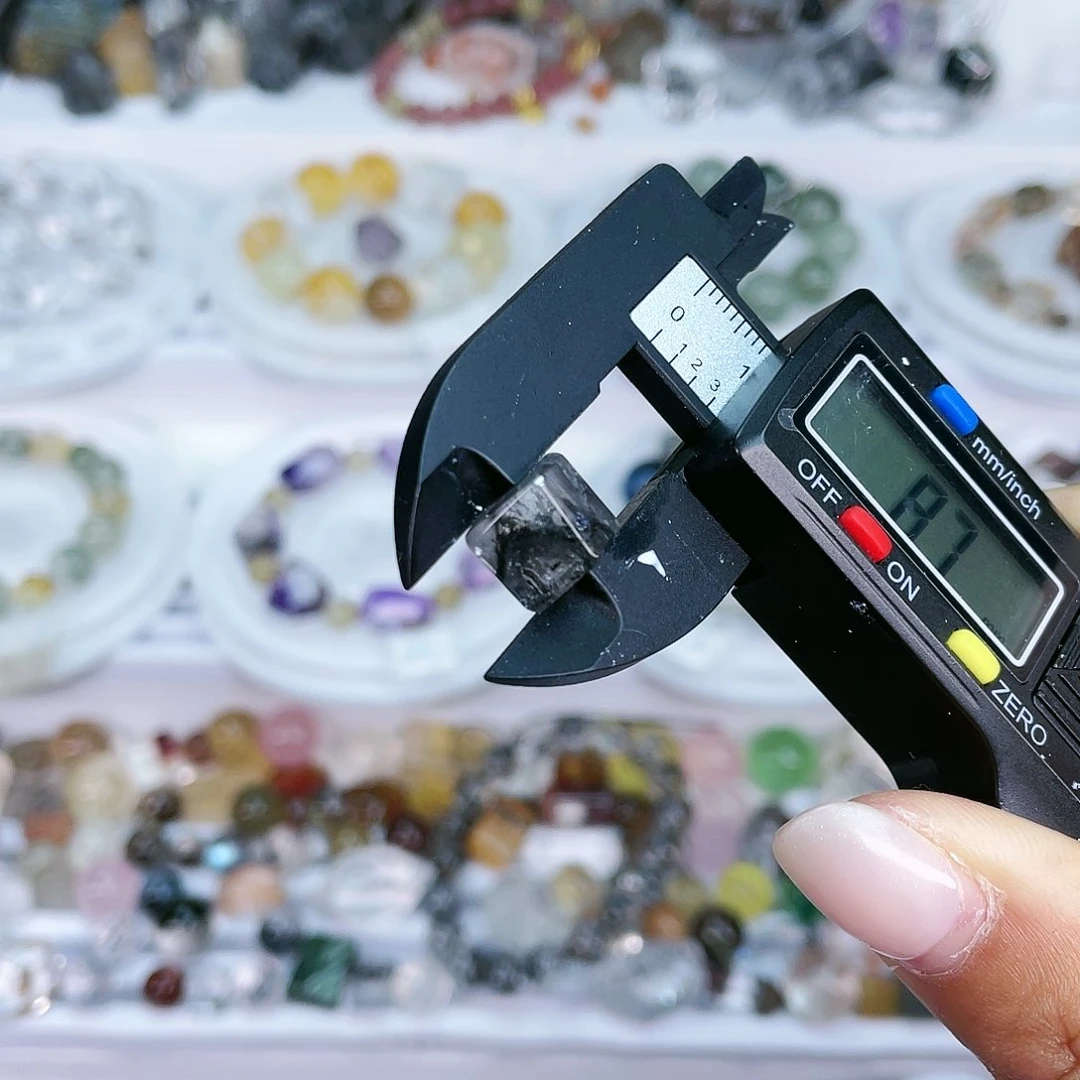 水晶单珠打孔不退不换未镶嵌