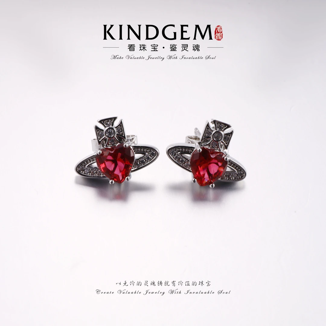 铜合金锆石耳饰 气质轻奢百搭时尚耳环C-33470