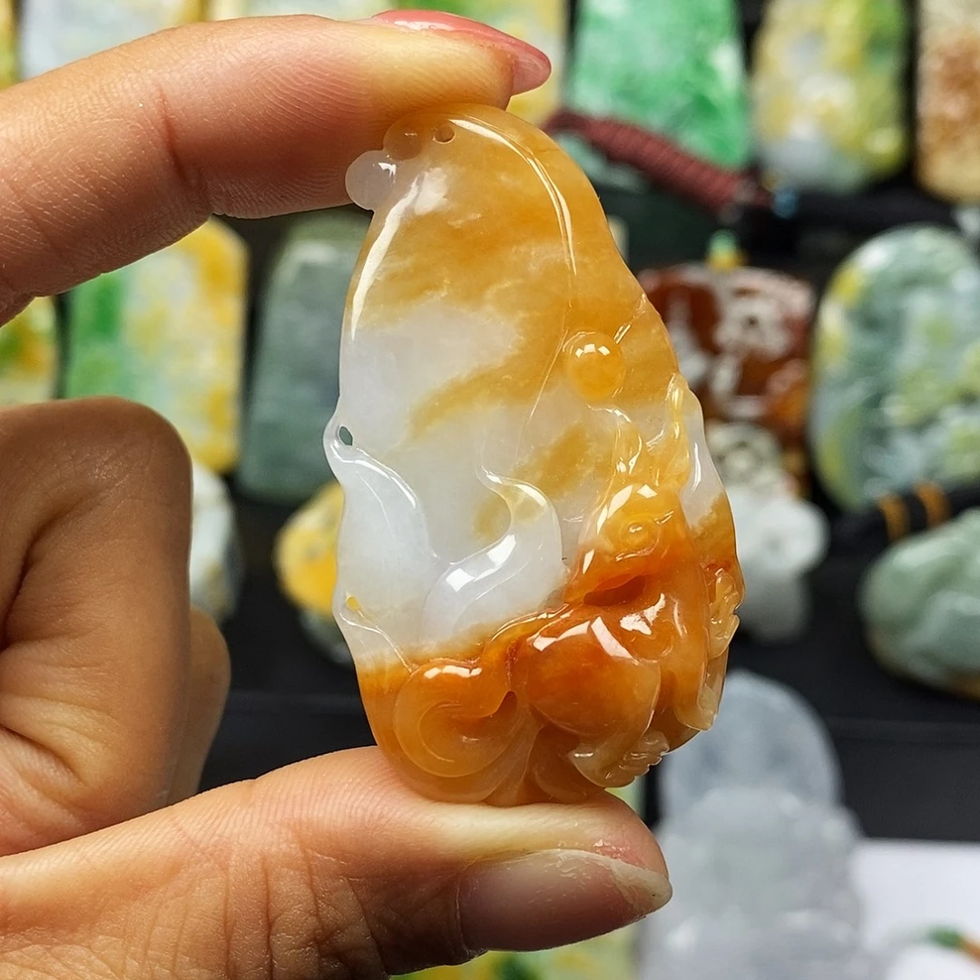 定制翡翠未镶嵌翡翠Ａ货一物一证