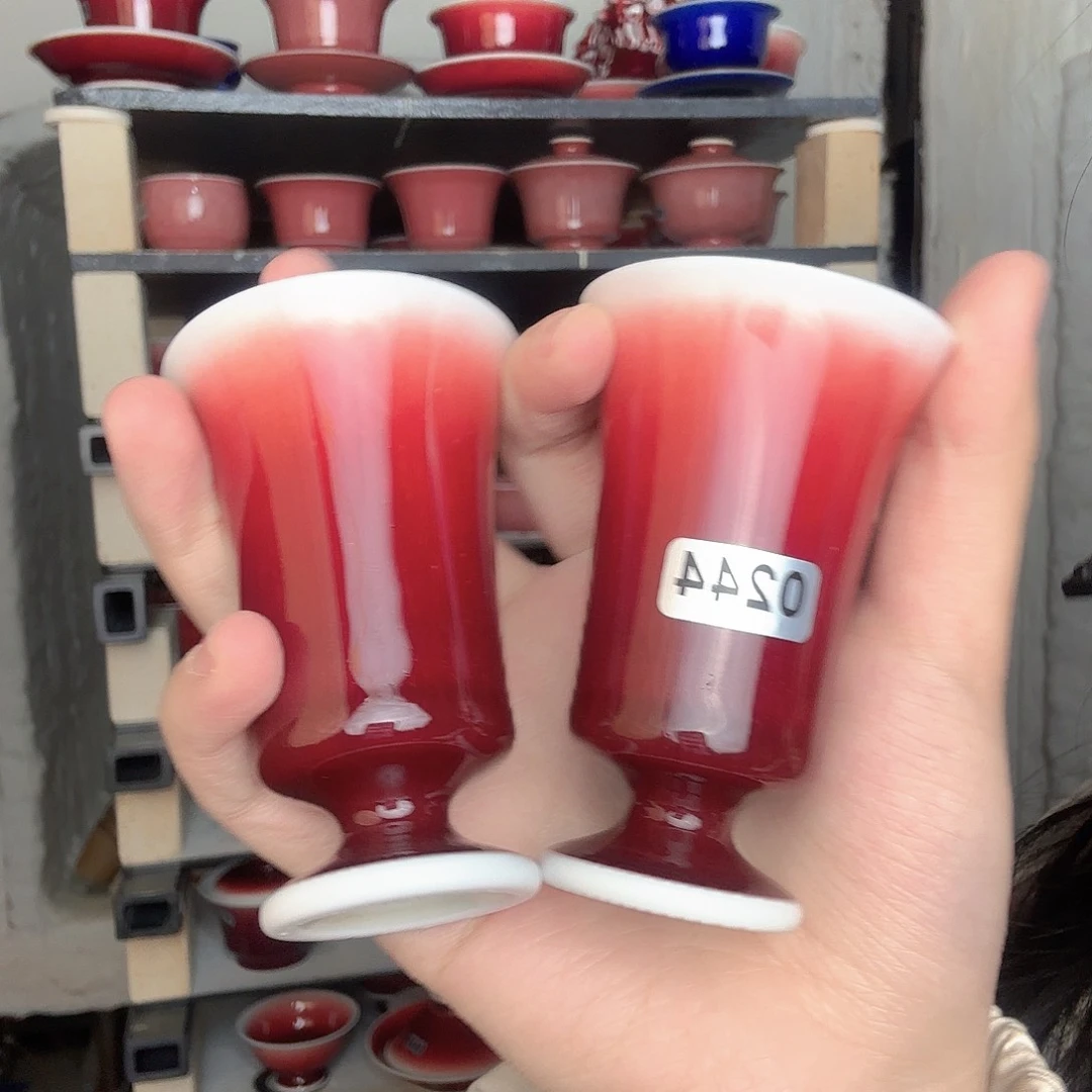 瓷片景德镇郎红陶瓷