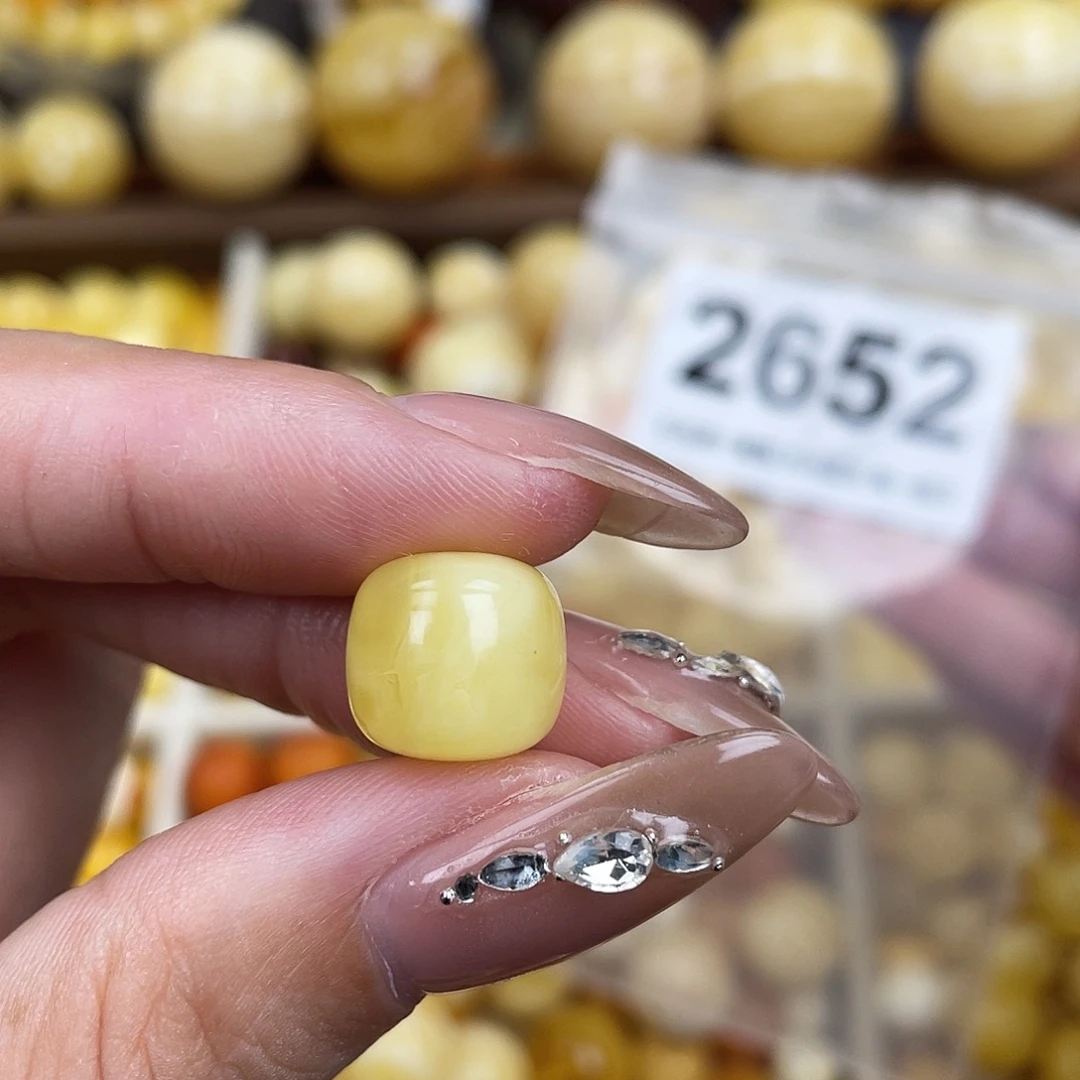 未镶嵌蜜蜡珠宝奇石12.粉