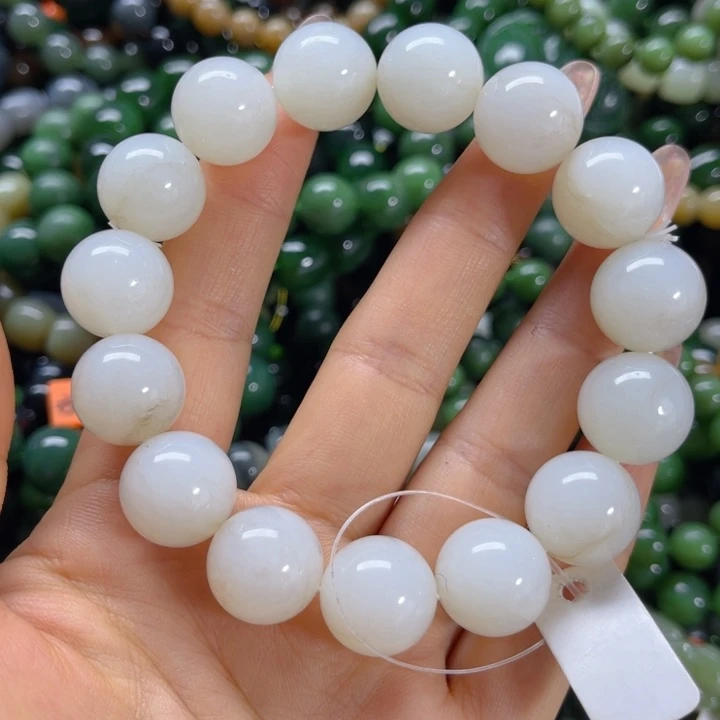 和田玉未镶嵌手链