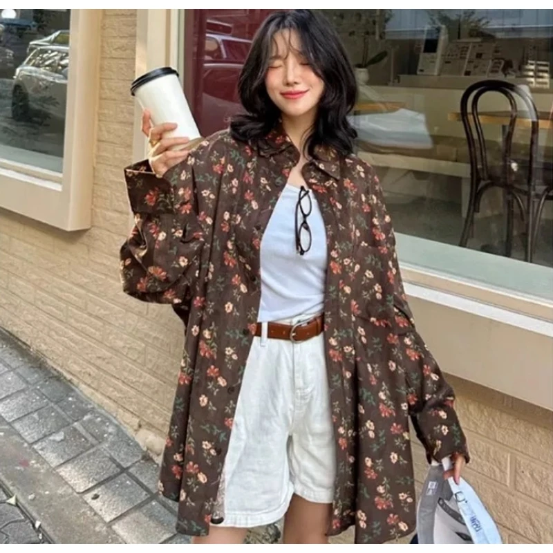 080[复古花朵]陈思思2025春季新款衬衫