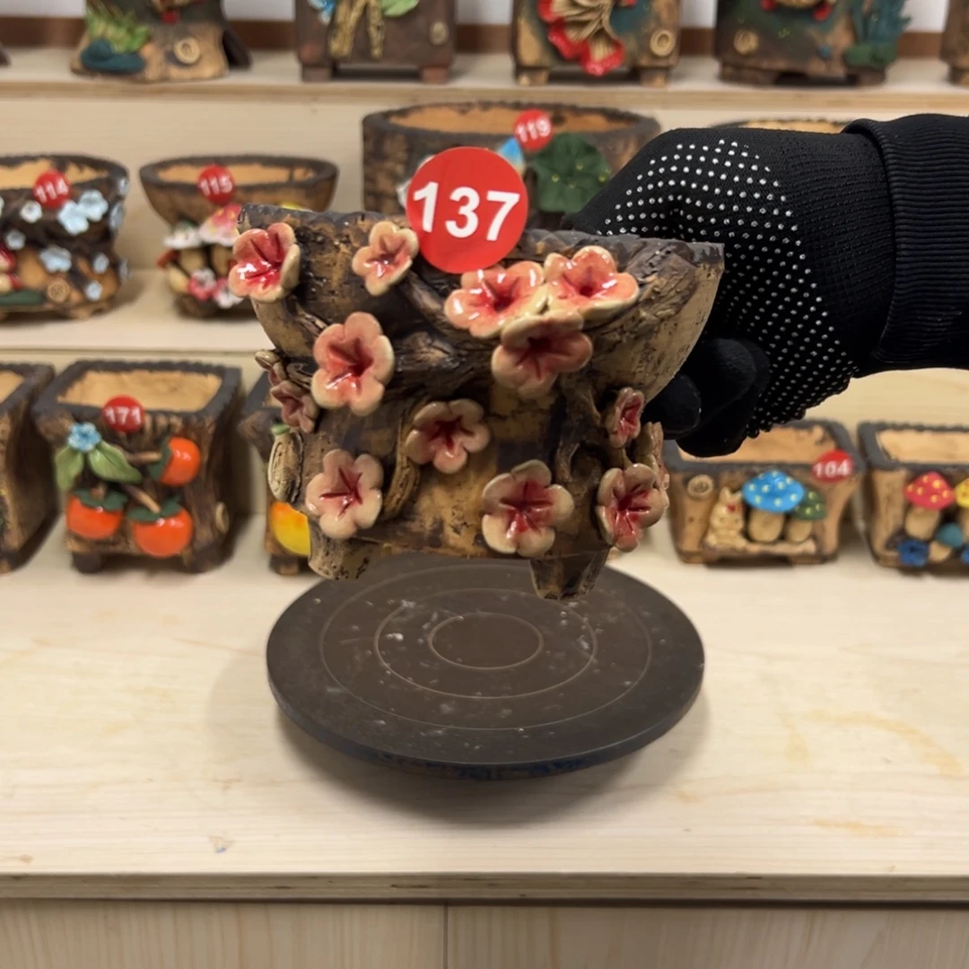 花盆紫砂137号内口11.5外高10