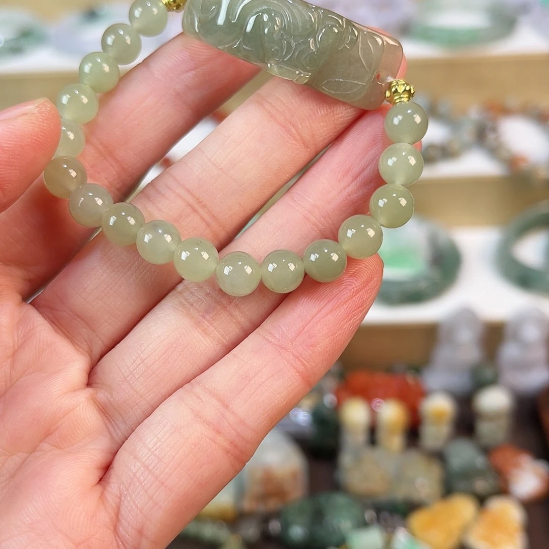 翡翠未镶嵌手链手链