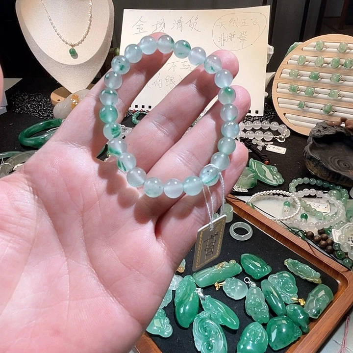 未镶嵌手串石英质玉