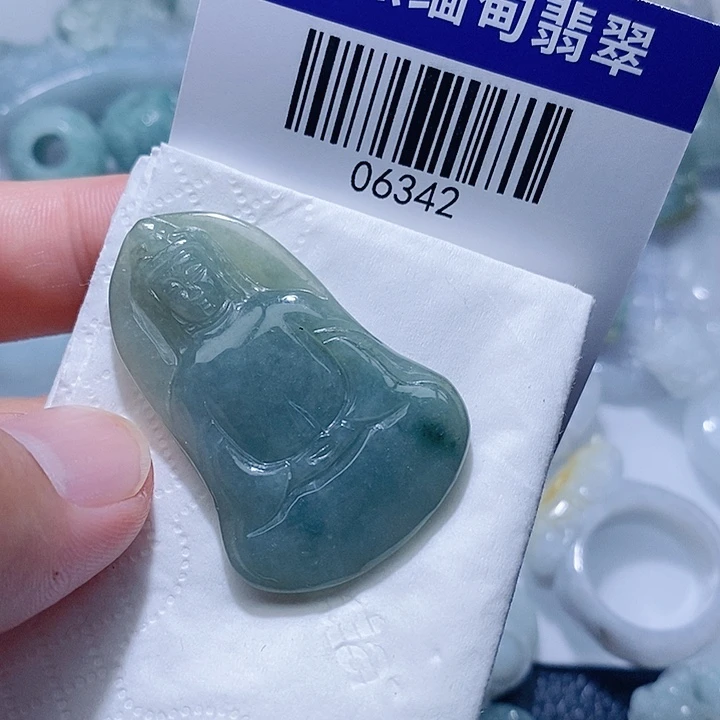 翡翠未镶嵌颈饰天光墟翡翠市场现金代购