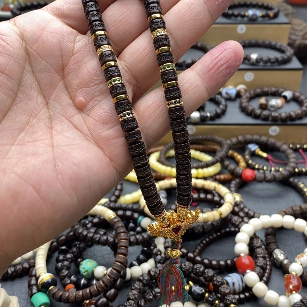 椰蒂手串原生态椰嘎手持7❌5