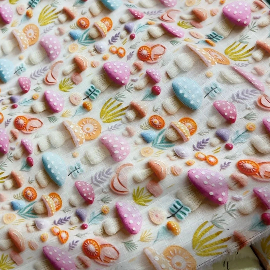 棉纯棉格纹双层纱1米价X1.67米宽E