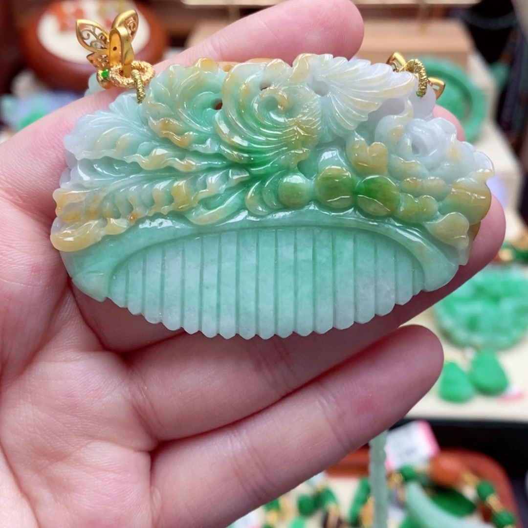 颈饰未镶嵌翡翠翡翠