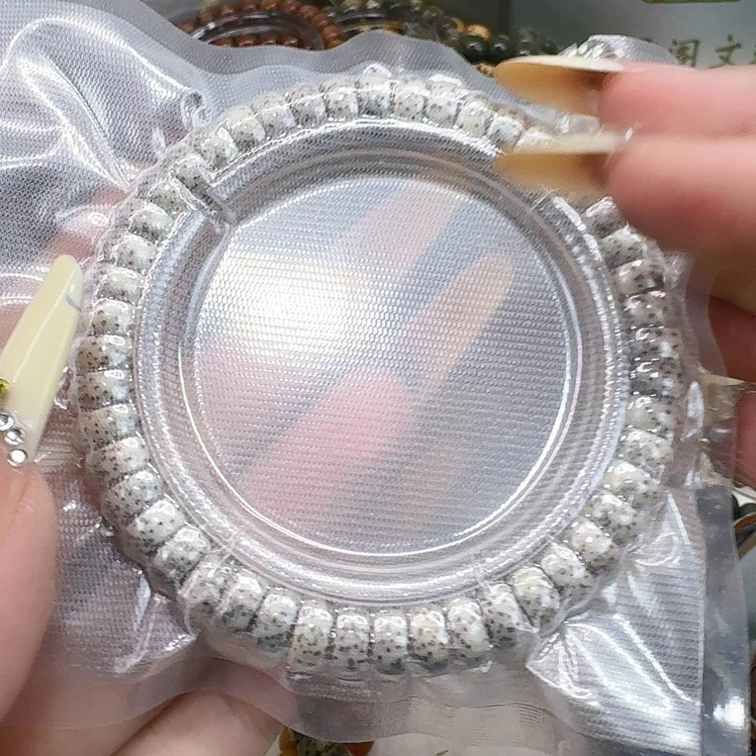 星月菩提手串58入门糯冰石玉药片94