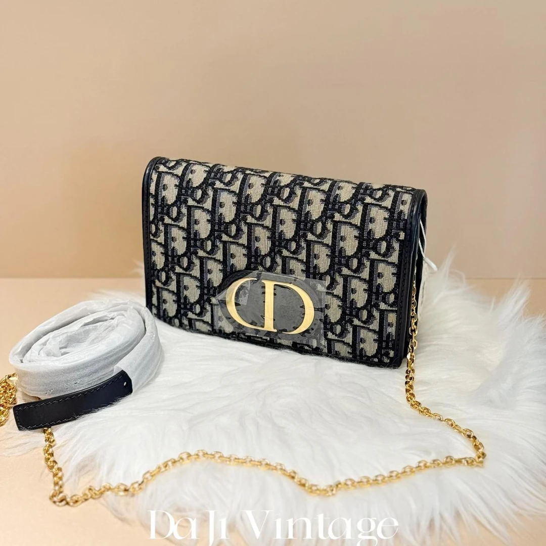 大吉中古/Dior迪奥蒙田30老花woc斜挎包