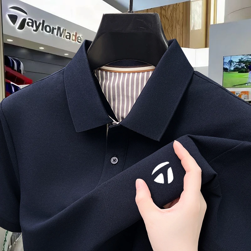 【商场同款】Taylormade泰勒梅高尔夫运动男装2025新款短袖T恤大码