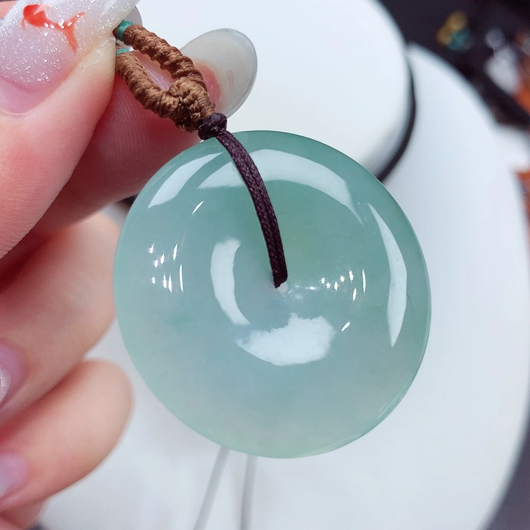 翡翠未镶嵌颈饰翡翠8，31.1/5.8