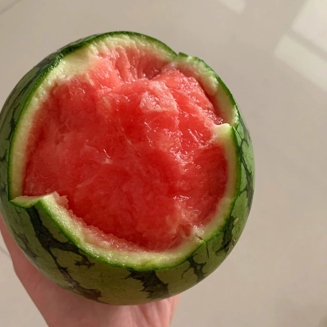 【小时达】一个小糖丸西瓜（酥脆甜1.5斤左右）