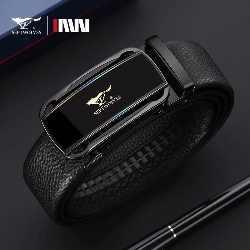 【官方腰带礼盒】七匹狼休闲腰带松紧送男朋友老公真皮皮带送礼物