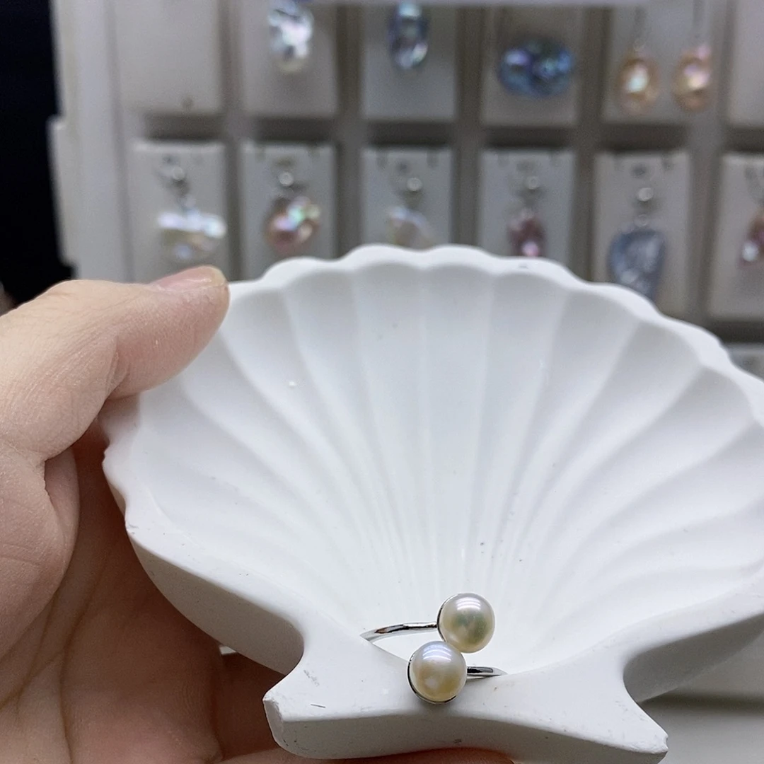 颈饰合金淡水珍珠