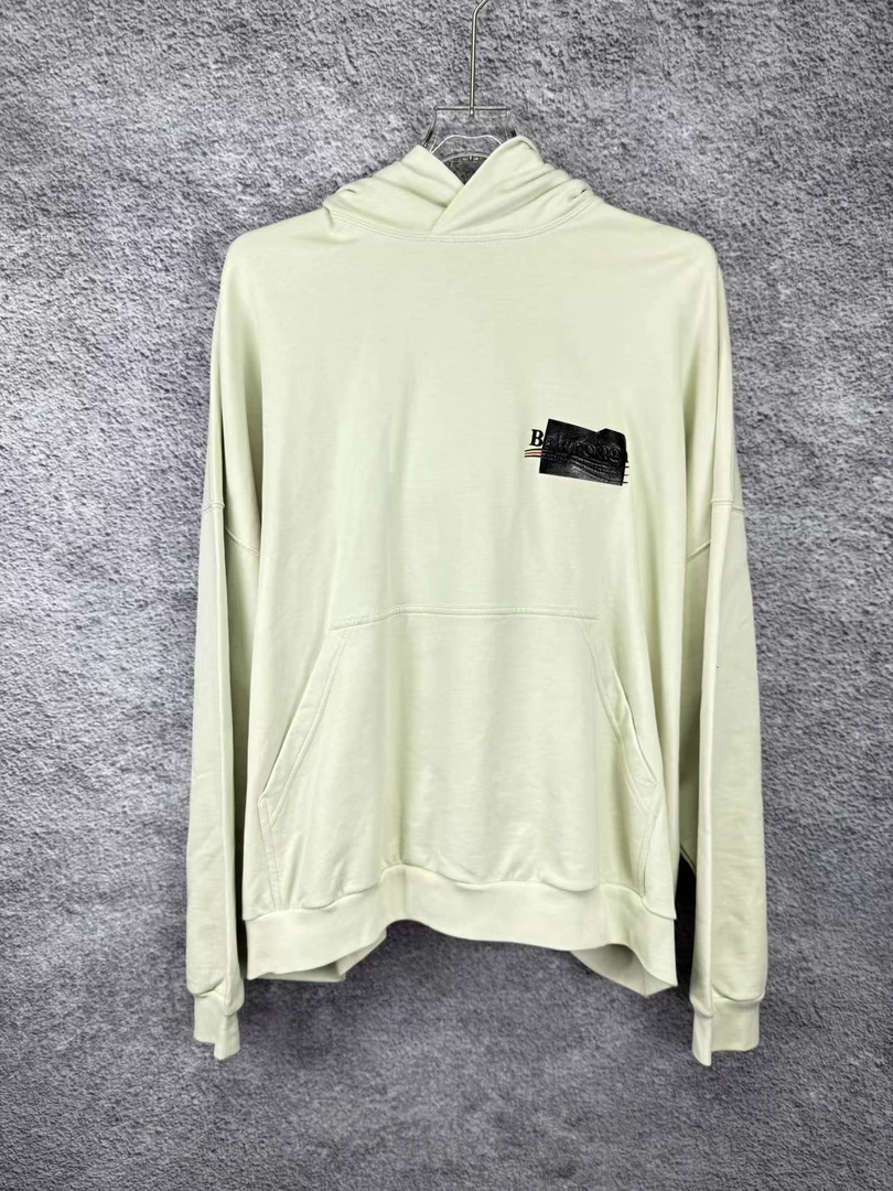 全新未使用 Balenciaga/巴黎世家 遮挡可乐LOGO帽衫/2码/NR0066