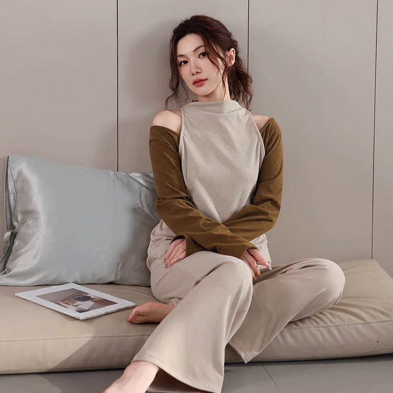 熙泊品【薄绒】睡衣女款爆款2025新款高级感可外穿秋冬款加绒睡衣