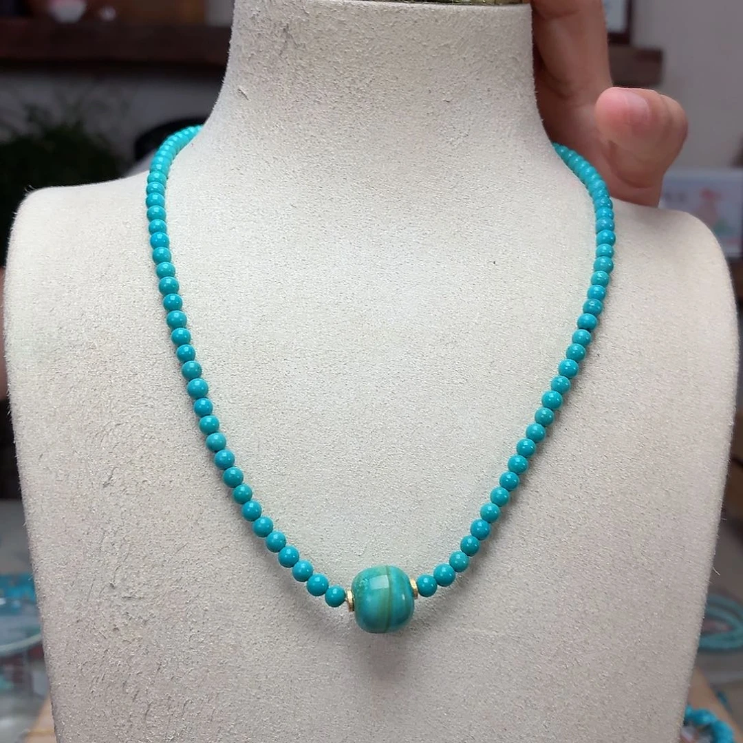 未镶嵌绿松石珠宝奇石