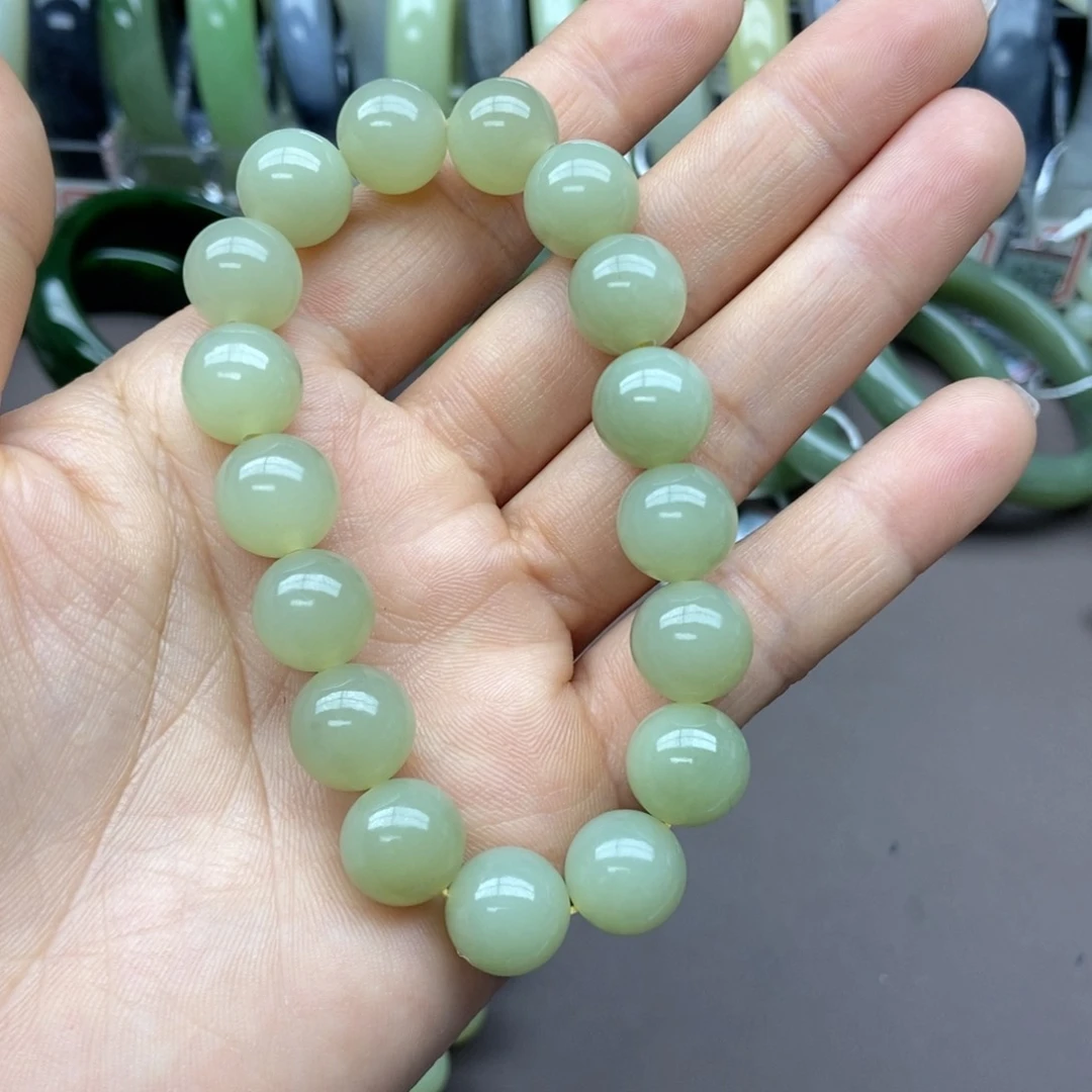 和田玉手链未镶嵌晚*韵