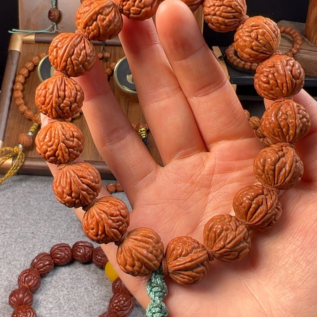 桃核吊坠18野生荔枝