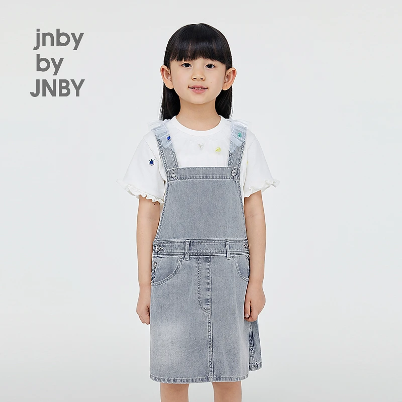 jnbybyJNBY江南布衣童装牛仔背带裙吊带连衣裙女童24夏1O5G1048S