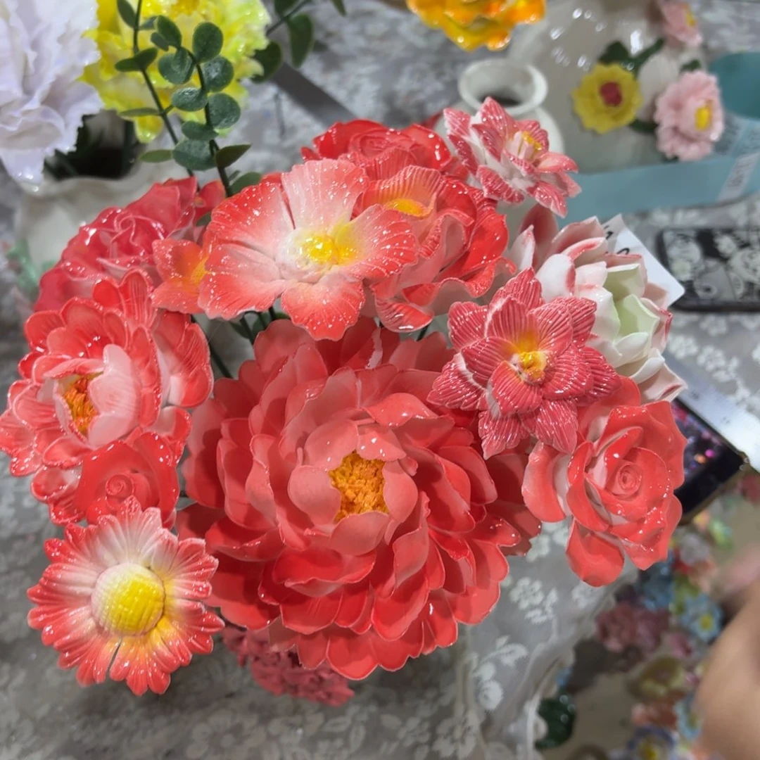 陶瓷花，拍满20发货，退款拉黑，1198