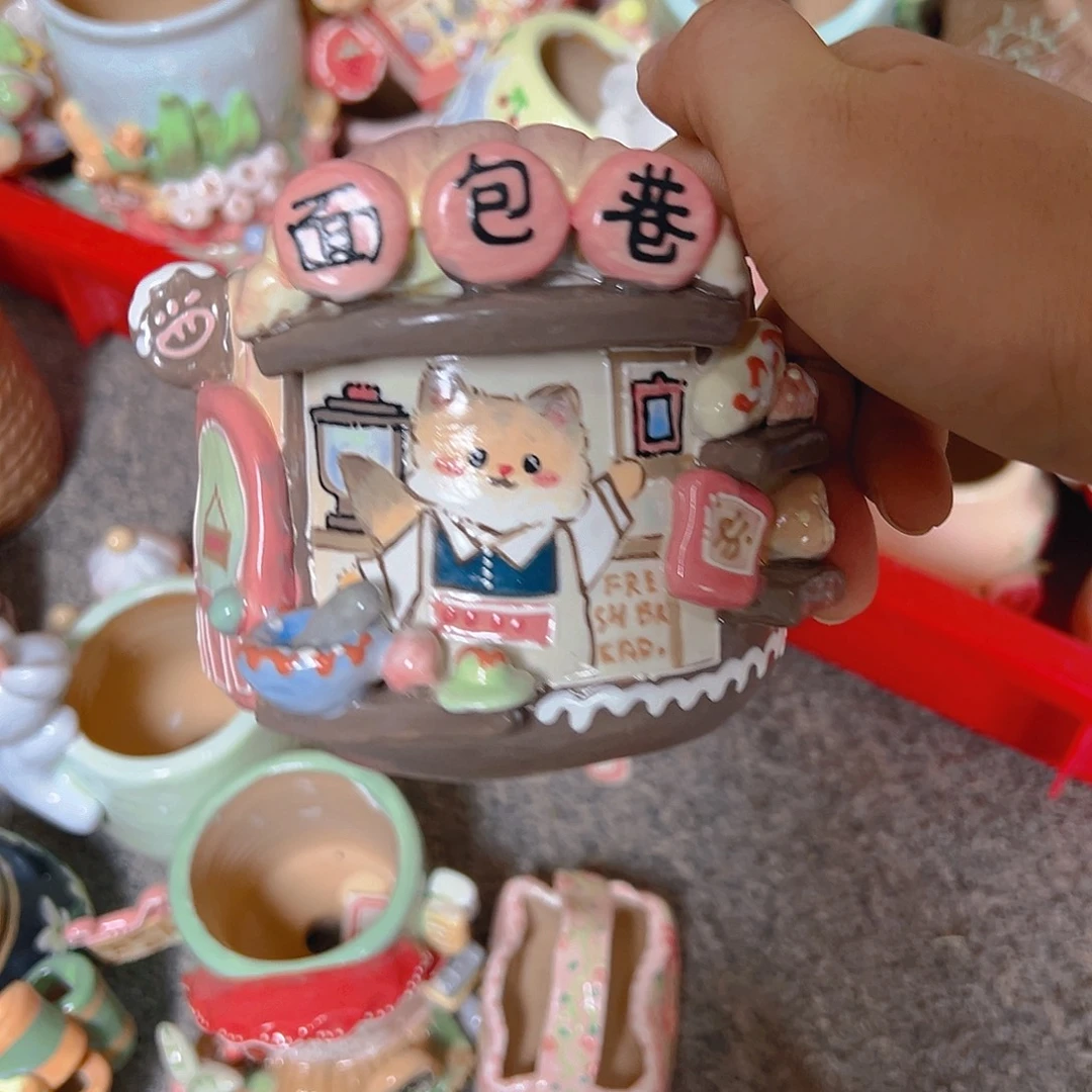 清仓老梧家纯手工多肉花盆