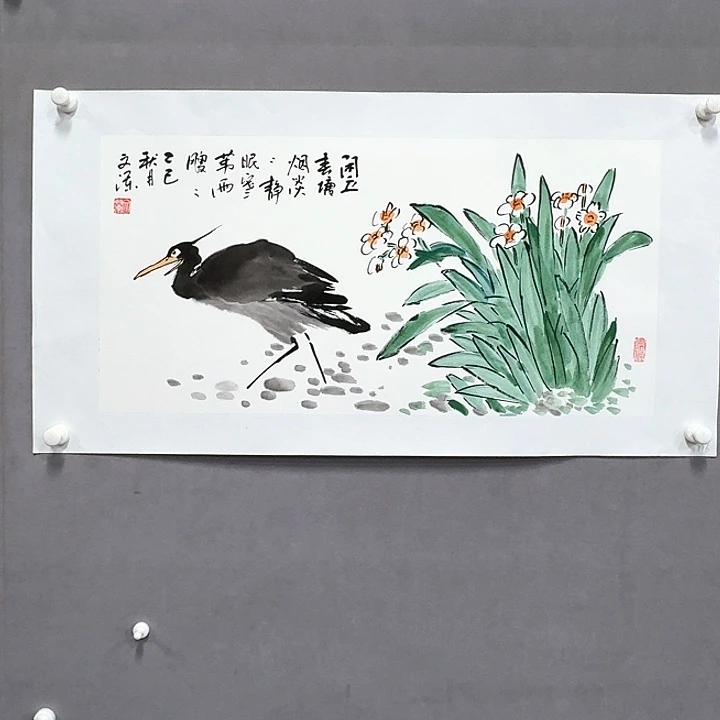 国画亲笔手绘放心去藏