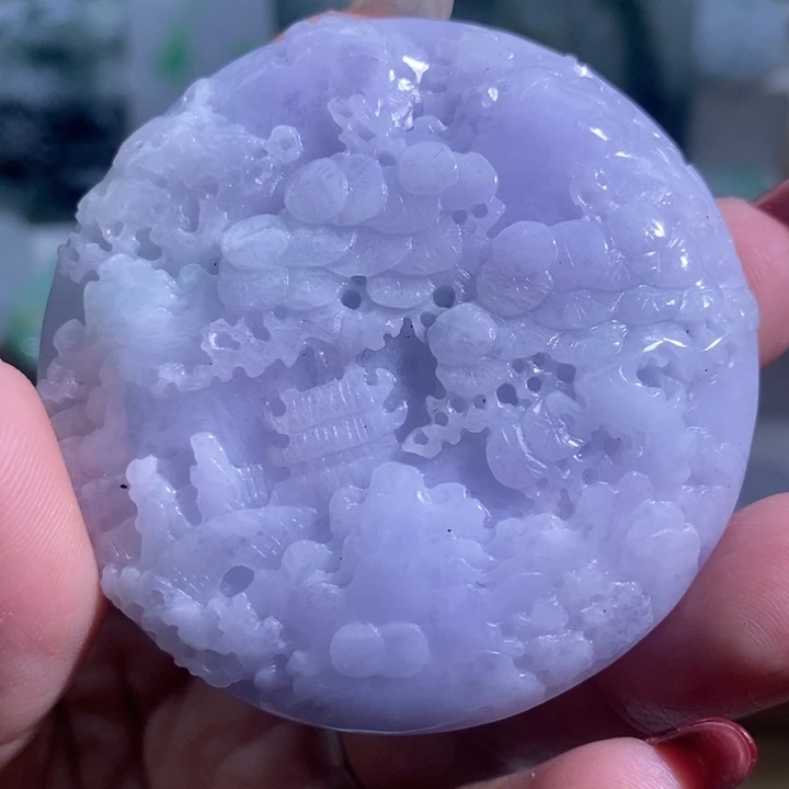【闪购商品】翡翠挂件未镶嵌山水