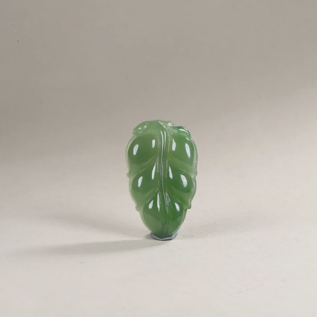 【汪氏精品】和田玉碧玉金枝玉叶 多样性发其一