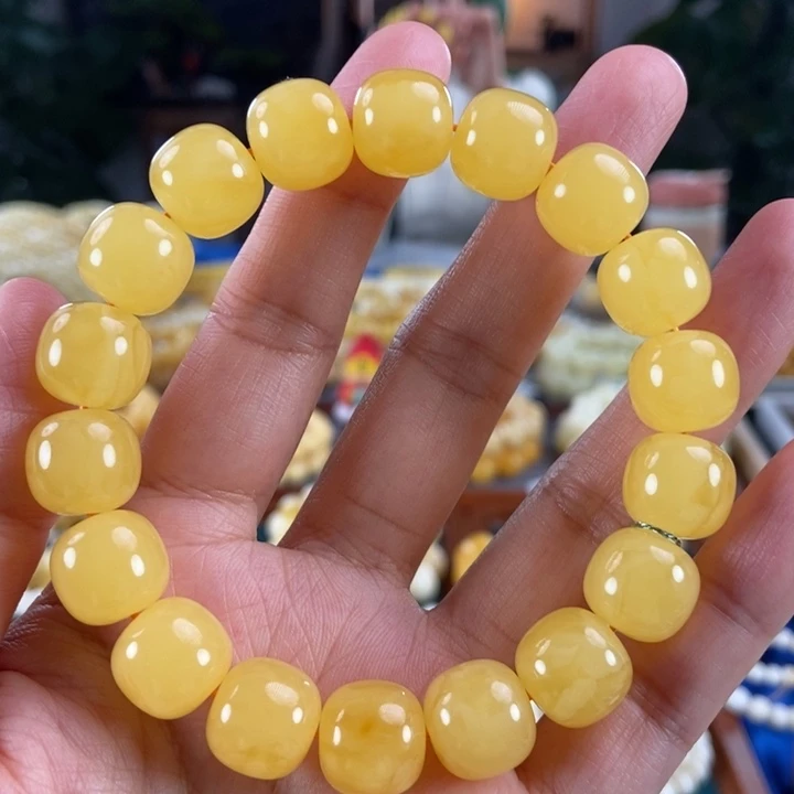 琥珀未镶嵌珠宝奇石13同料鸡油黄老型23.79