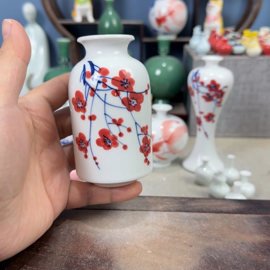 陶瓷手工小花器摆件