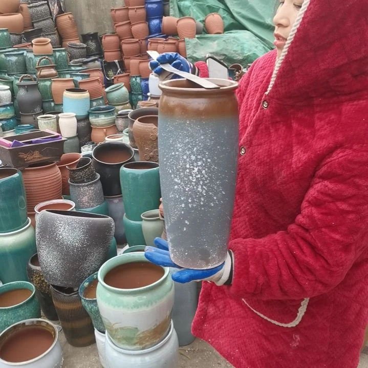 红陶口15高35…瑕疵