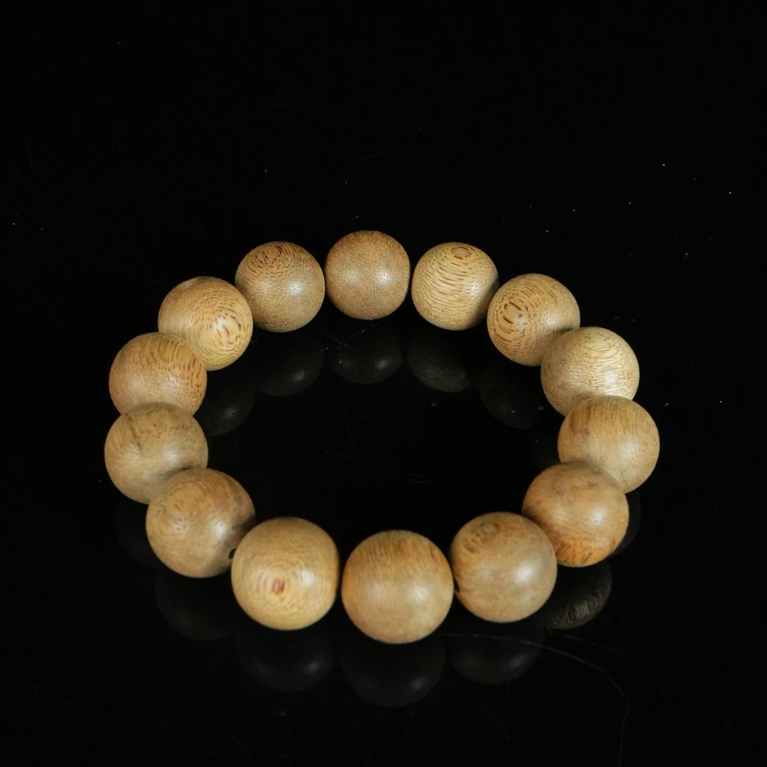 B651 巴布亚顺纹软丝老料沉香手串 1.61cm  16g